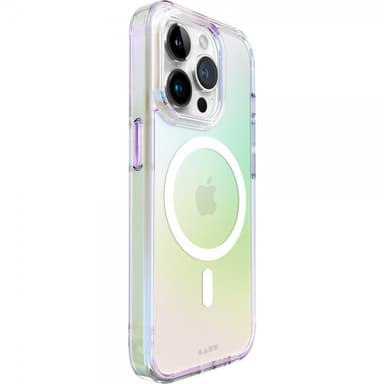 LAUT iPhone 15 Pro Kuori HOLO MagSafe Pearl