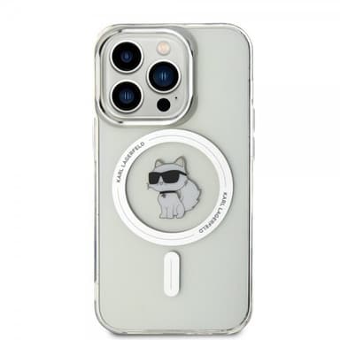 Karl Lagerfeld iPhone 15 Pro Kuori Choupette MagSafe Läpinäkyvä