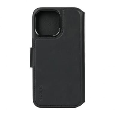 Decoded iPhone 15 Pro Max Kotelo Leather Detachable Wallet Musta