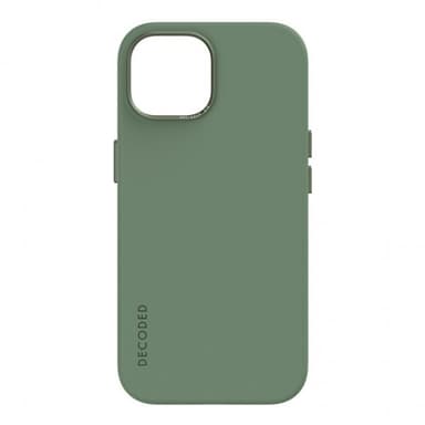 Decoded iPhone 15 Plus Kuori Silicone Backcover Sage Leaf Green