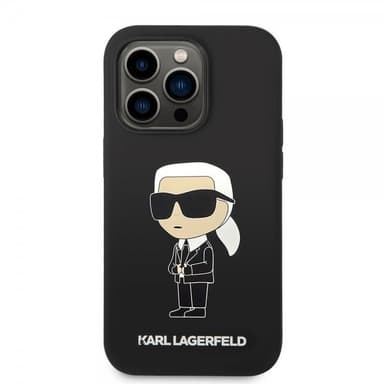Karl Lagerfeld iPhone 15 Pro Kuori Ikonik NFT Musta