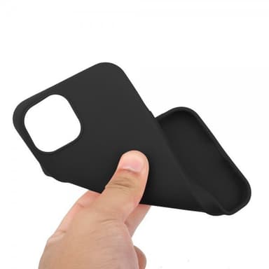 Nordic Covers iPhone 15 Plus Kuori Feather Series Raven Black
