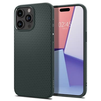 Spigen iPhone 15 Pro Kuori Liquid Air Abyss Green