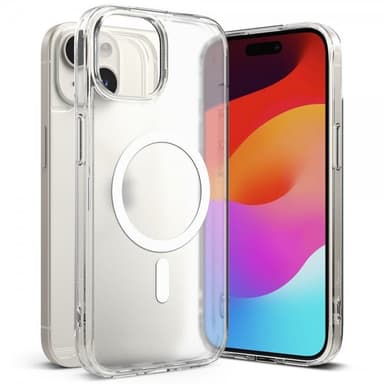 Ringke iPhone 15 Plus Kuori Fusion Magnetic Matte Clear