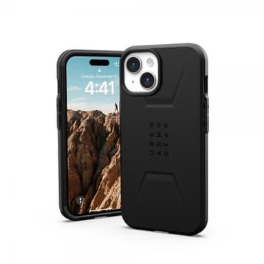 Urban Armor Gear (UAG) iPhone 15 Kuori Civilian MagSafe Musta