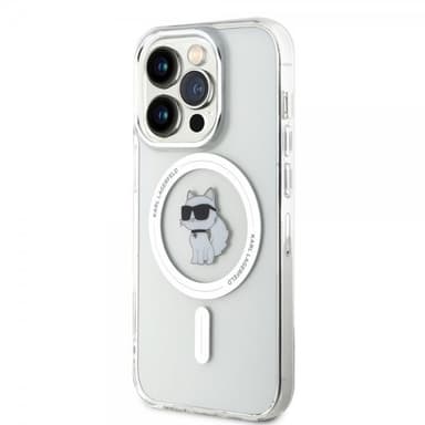 Karl Lagerfeld iPhone 15 Pro Kuori Choupette MagSafe Läpinäkyvä