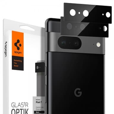 Spigen Google Pixel 7 Kameran linssinsuojus Glas.tR Optik 2-pakkaus
