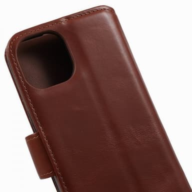 Nordic Covers iPhone 15 Plus Kotelo Essential Leather Maple Brown