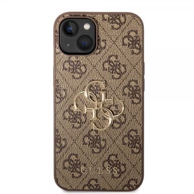 Guess iPhone 15 Plus Kuori 4G Logo Ruskea