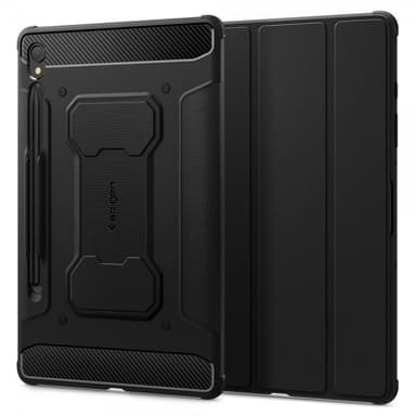 Spigen Samsung Galaxy Tab S9 SM-X710 SM-X716 Kotelo Rugged Armor Pro Musta