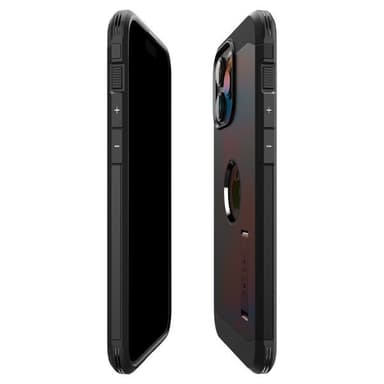 Spigen iPhone 15 Pro Max Kuori Tough Armor MagFit Musta