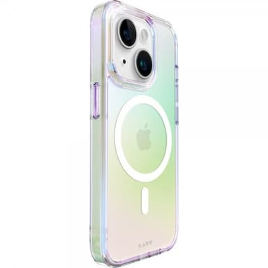 LAUT iPhone 15 Kuori HOLO MagSafe Pearl