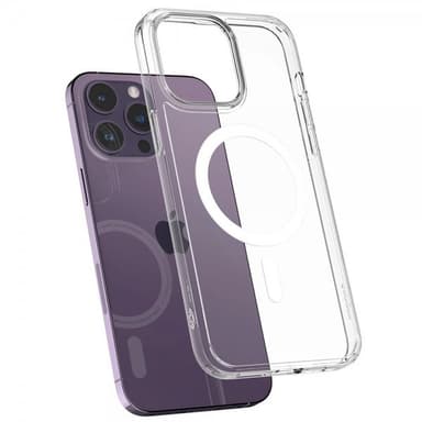 Spigen iPhone 14 Pro Max Kuori AirSkin Hybrid MagFit Valkoinen