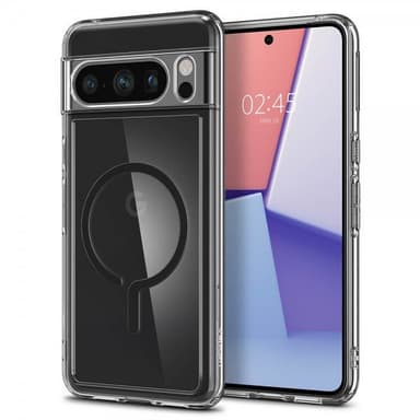 Spigen Google Pixel 8 Pro Kuori Ultra Hybrid OneTap Ring MagFit Musta