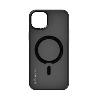 Decoded iPhone 15 Plus Kuori Recycled Plastic Transparant Loop Stand Back Cover Musta