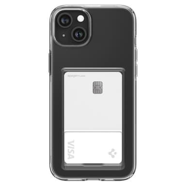 Spigen iPhone 15 Plus Kuori Crystal Slot Crystal Clear