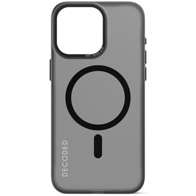 Decoded iPhone 15 Pro Kuori Recycled Plastic Clear Case Läpinäkyvä Musta