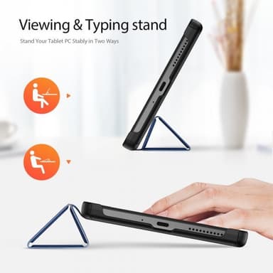 DUX DUCIS Lenovo Tab M8 (4th gen) TB300 Kotelo Domo Series Sininen