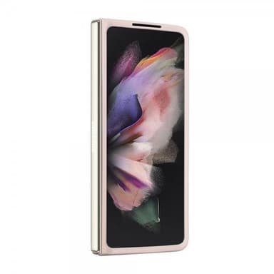 Guess Samsung Galaxy Z Fold 5 Kuori 4G Metal Triangle Strass Vaaleanpunainen