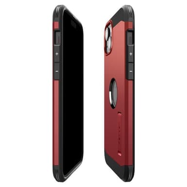 Spigen iPhone 15 Kuori Tough Armor MagFit Punainen