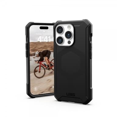 Urban Armor Gear (UAG) iPhone 15 Pro Kuori Essential Armor MagSafe Musta