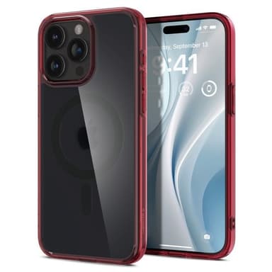 Spigen iPhone 15 Pro Max Kuori Ultra Hybrid MagFit Frost Deep Red