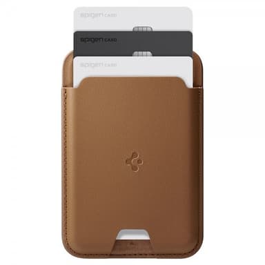 Spigen Korttipidike Valentinus 3 Cards Holder MagFit Ruskea