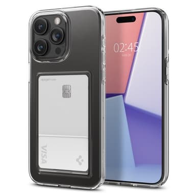 Spigen iPhone 15 Pro Max Kuori Crystal Slot Crystal Clear