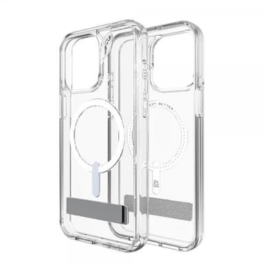 ZAGG iPhone 15 Pro Max Kuori Crystal Palace Snap Kickstand Clear
