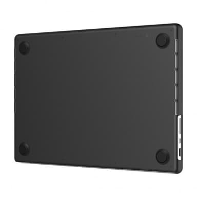 Decoded MacBook Pro 16 M1 (A2485) Kuori Recycled Plastic Snap On Case Frosted Musta