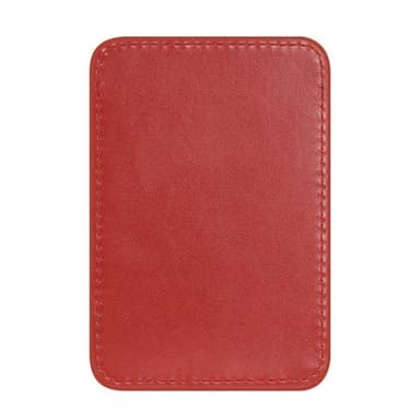DUX DUCIS MagSafe Korttipidike Magnetic Leather Wallet Punainen