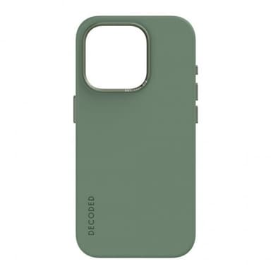 Decoded iPhone 15 Pro Kuori Silicone Backcover Sage Leaf Green