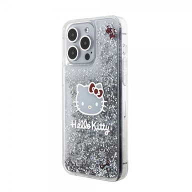 Hello Kitty iPhone 15 Pro Max Kuori Liquid Glitter Translucent