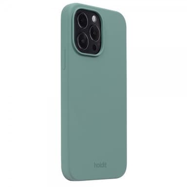 holdit iPhone 15 Pro Max Kuori Silikoni Moss Green