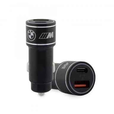 BMW Autolaturi M Car Charger USB-A/USB-C PD + QC 3.0 36W