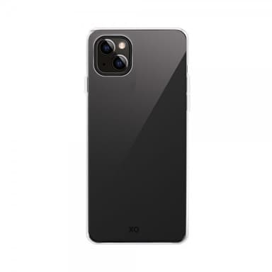 XQISIT iPhone 15 Plus Kuori Flex Case Läpinäkyvä Kirkas