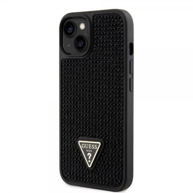 Guess iPhone 15 Kuori Rhinestone Musta