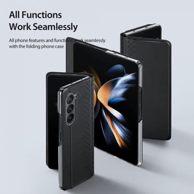 DUX DUCIS Samsung Galaxy Z Fold 5 Kotelo Bril Series Musta