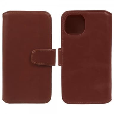 Nordic Covers iPhone 15 Plus Kotelo Essential Leather Maple Brown
