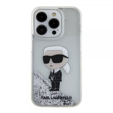 Karl Lagerfeld iPhone 15 Pro Kuori Liquid Glitter NFT Karl Hopea