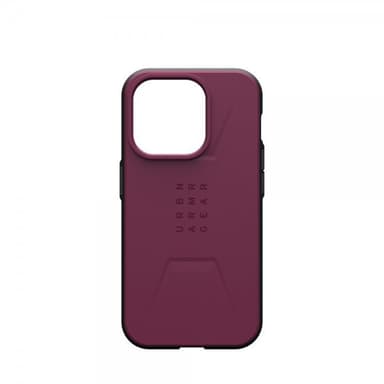 Urban Armor Gear (UAG) iPhone 15 Pro Kuori Civilian MagSafe Bordeaux