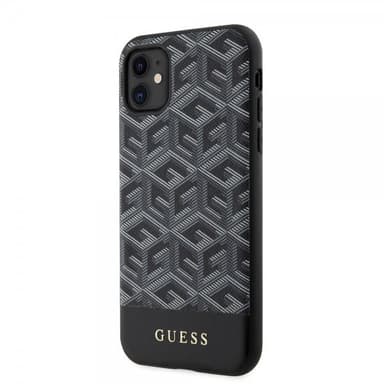 Guess iPhone 11 Kuori G Cube MagSafe Musta