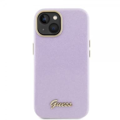 Guess iPhone 15 Kuori Full Glitter Wrapped Lilac