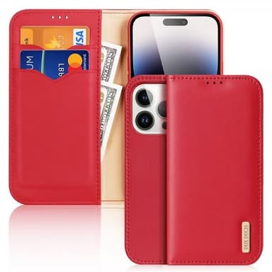 DUX DUCIS iPhone 15 Pro Kotelo Hivo Series Punainen