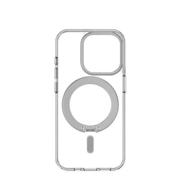 Decoded iPhone 15 Pro Kuori Recycled Plastic Transparant Loop Stand Back Cover Kirkas