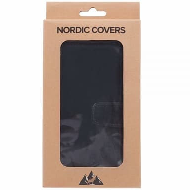 Nordic Covers iPhone 15 Plus Kotelo Essential Leather Raven Black
