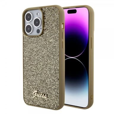 Guess iPhone 15 Pro Max Kuori Square Mirror Kulta