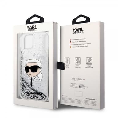 Karl Lagerfeld iPhone 15 Kuori Liquid Glitter NFT Karl Hopea