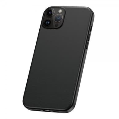 Baseus iPhone 15 Pro Kuori Fauxther Series Musta