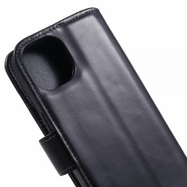 Nordic Covers iPhone 15 Plus Kotelo Essential Leather Raven Black
